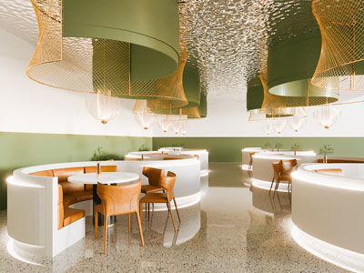 现代轻奢饭店餐馆
