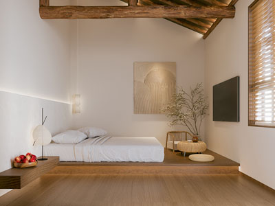 侘寂风民宿酒店客房