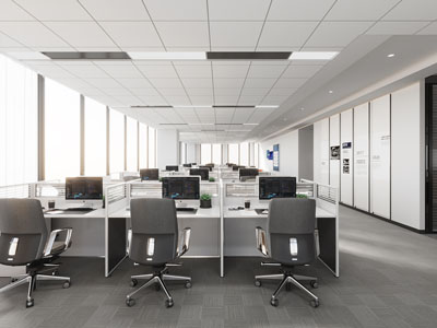 现代公共办公区