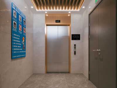 现代电梯间