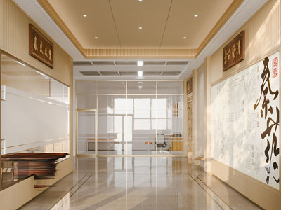 现代中医院3d模型 现代中医院