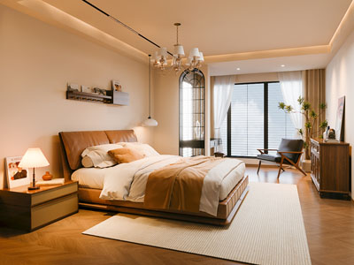 现代中古风卧室