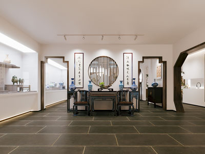 新中式瓷器展厅