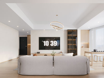 现代客厅 茶室3d模型 现代客厅 茶室