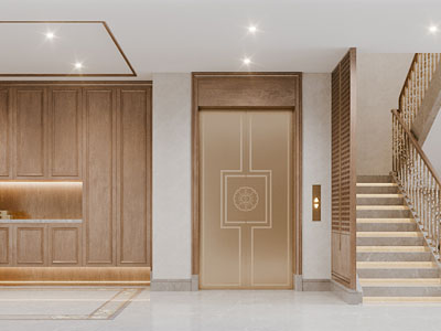 新中式玄关鞋柜 楼梯间3d模型 新中式玄关鞋柜 楼梯间