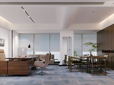 新中式董事长 总经理办公室