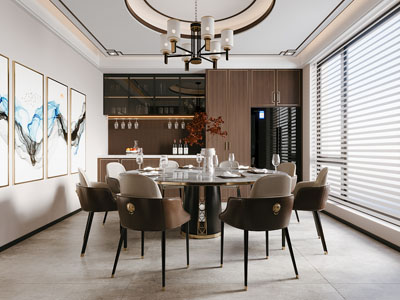 新中式酒店包厢包间