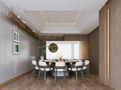 新中式酒店包厢包间