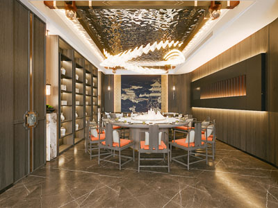 新中式酒店包厢包间