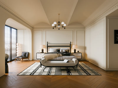 法式中古风卧室