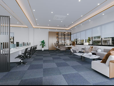 现代董事长 总经理办公室 接待区