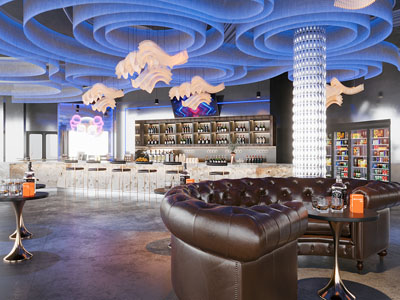 美式轻奢酒吧3d模型 美式轻奢酒吧