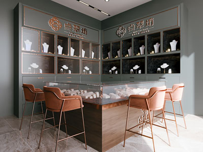 现代珠宝首饰专卖店