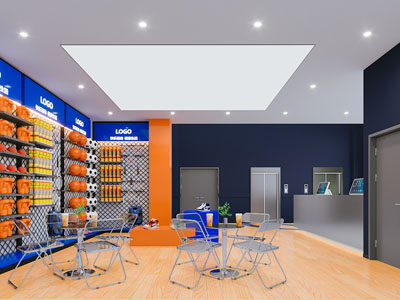 现代体育用品专卖店