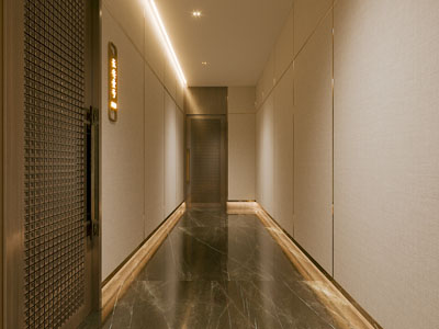 新中式酒店走廊过道