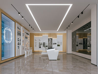 现代企业展厅展览