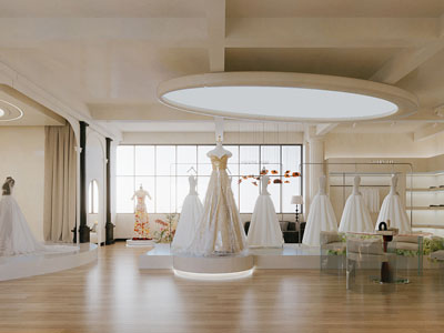 现代婚纱专卖店