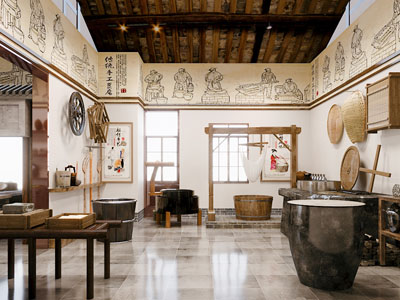 新中式手工豆腐展厅展览