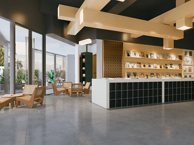 现代图书馆 阅览室 书吧3d模型 现代图书馆 阅览室 书吧