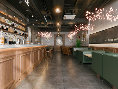 美式复古咖啡厅