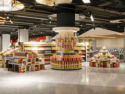 工业风loft百货超市