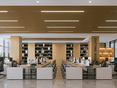 现代公共办公区