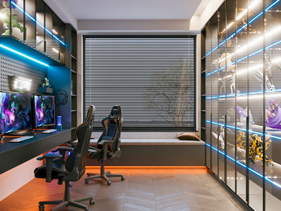 现代电竞游戏室 休闲室