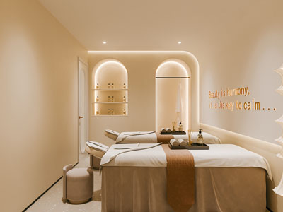 侘寂风美容按摩院 spa会所