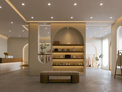 侘寂风服装鞋帽专卖店