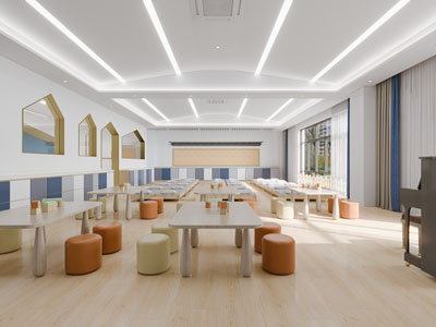 现代幼儿园活动教室3d模型 现代幼儿园活动教室