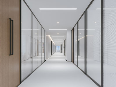 现代办公走廊过道