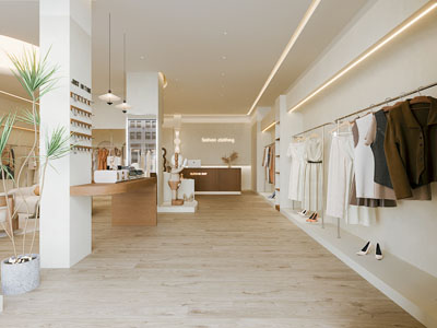 侘寂风服装专卖店