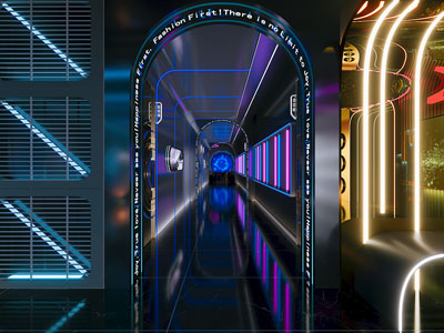 现代KTV过道走廊