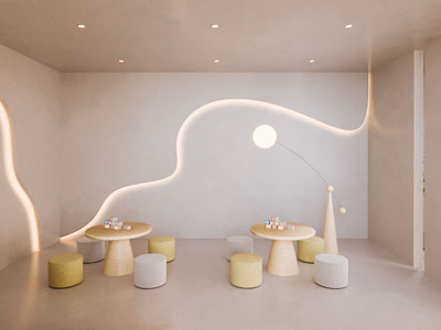 侘寂风儿童游戏室 娱乐空间