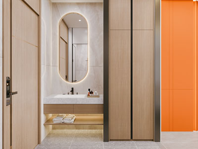 现代轻奢洗手台