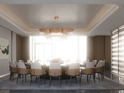 现代酒店包厢包间