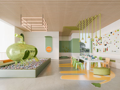 现代游乐室 儿童娱乐空间