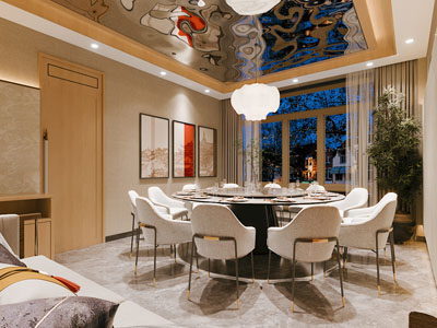 新中式酒店包厢包间