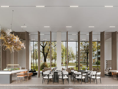 现代接待区 洽谈区