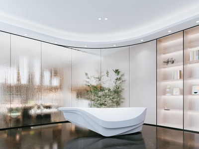 现代大厅前台接待区