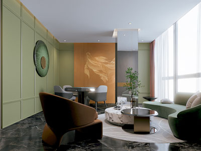 新中式棋牌室 娱乐休闲室