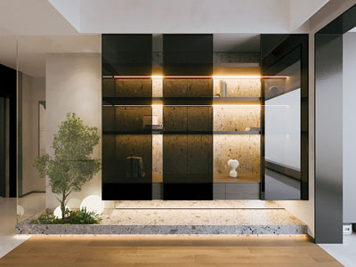 现代室内景观园艺小品