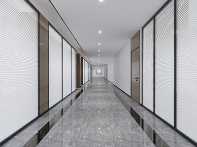 现代公司走廊过道