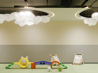 现代儿童娱乐空间 游戏室