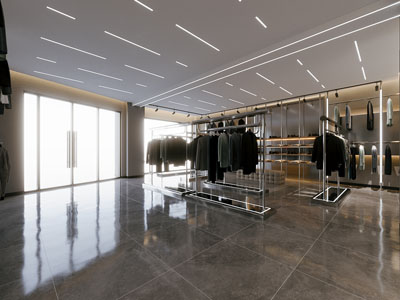 现代男装专卖店