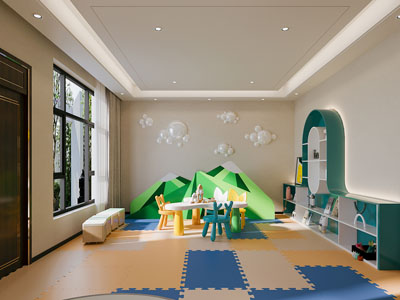 现代儿童娱乐空间 游戏室