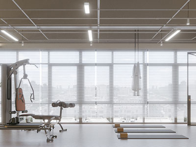 现代健身房 休闲室