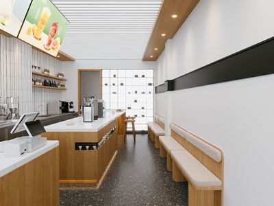 现代咖啡奶茶店