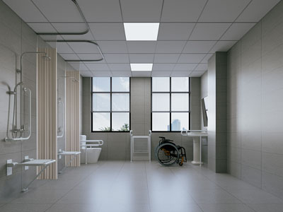 现代残障人卫生间 洗手间