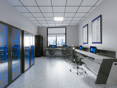 现代监控室 指挥中心